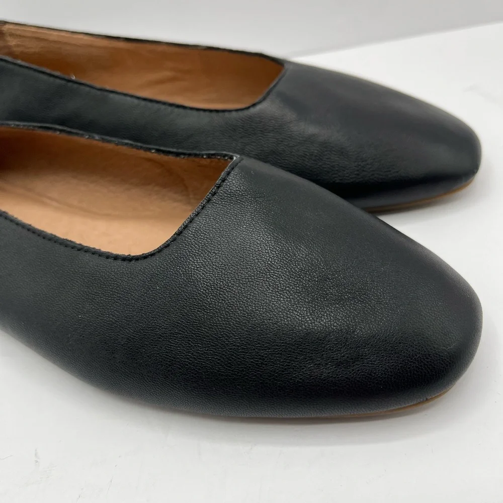 Madewell Women’s Size 10 “The Cory” Black Ballet Flats Casual Work